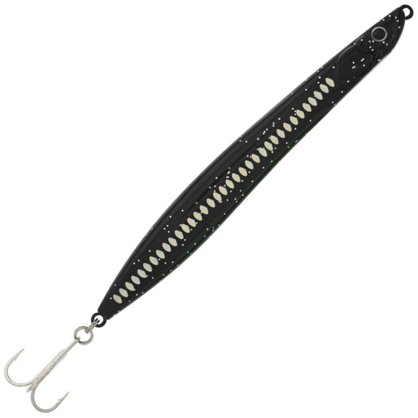 Westin Sandy Fixed SB Bass Sea Trout Wobbler, Length / Weight: 11 cm / 18 g, Colour: Black Silhouette Scales