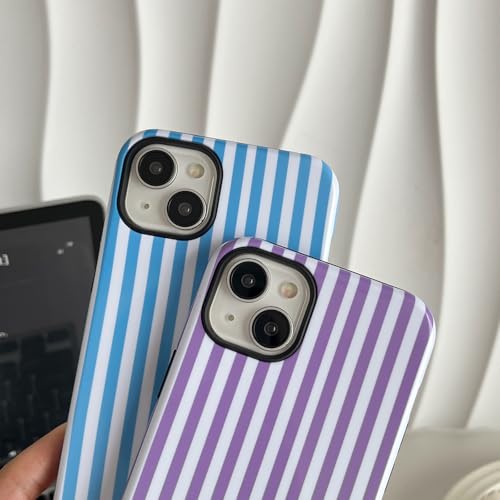 Longlayss Compatible with iPhone 14/15 Plus Case Cute Striped Phone Case by Longlayss - Used condition - Image 2
