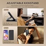 CASBST for Samsung Galaxy A23 5G/4G Case, Kickstand Flip Leather Wallet Book Case with Card Slots Shockproof Magnetic Closure Protective Phone Case Cover Compatible with Samsung A23 - Black - Image 5