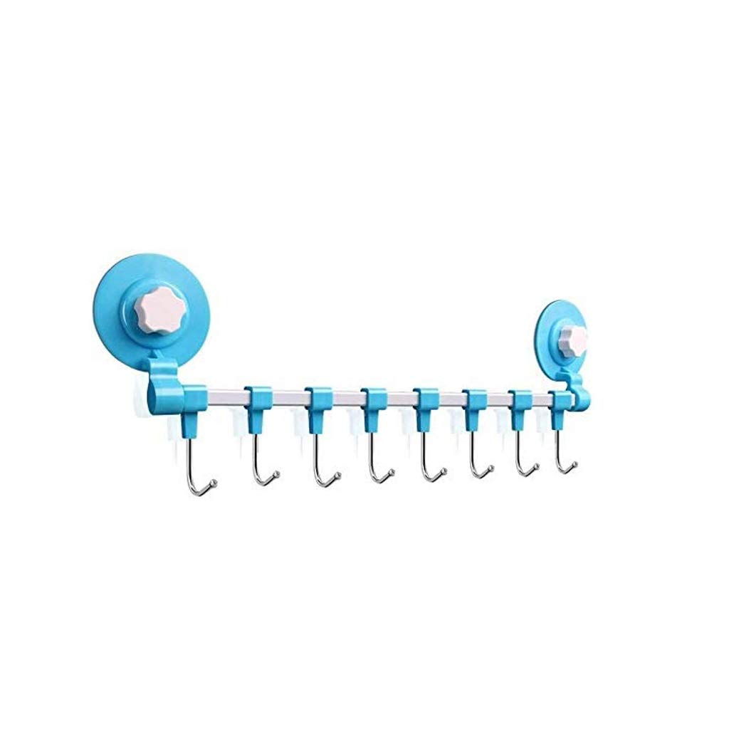 Mobygkfy White-Style Wall-Mounted Coat Rack Metal Hook Plastic Material Waterproof, Proof, Easy To Clean(White-Style)