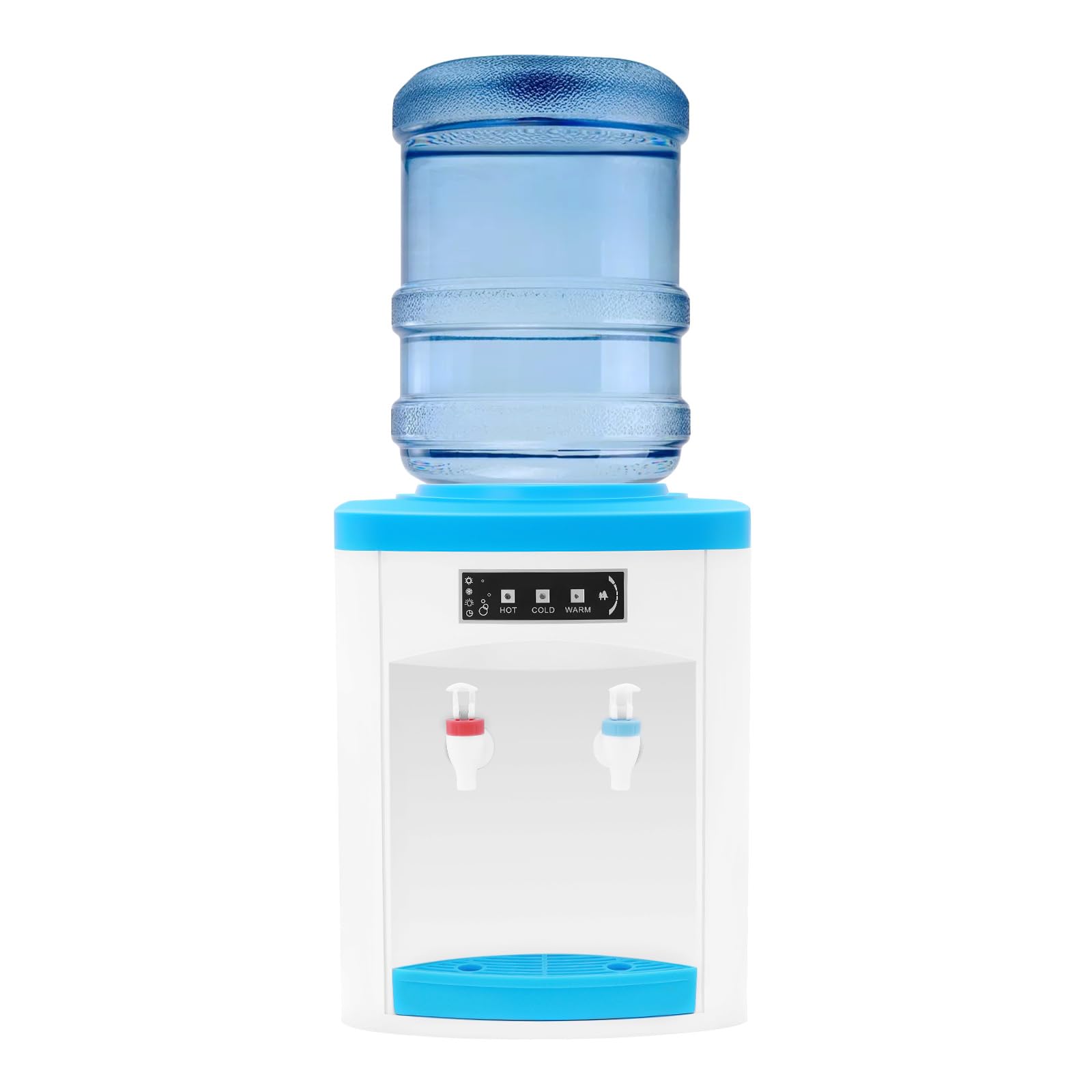 Dispensador de agua de mesa, 110 V, 550 W, carga de escritorio, dispensador de agua eléctrico de 5 galones, dispensadores eléctricos de agua caliente y fría para el hogar, estudio, oficina