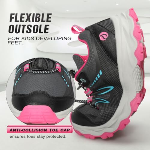 Chaussures de course garçon imperméables confortables et antidérapantes - 4