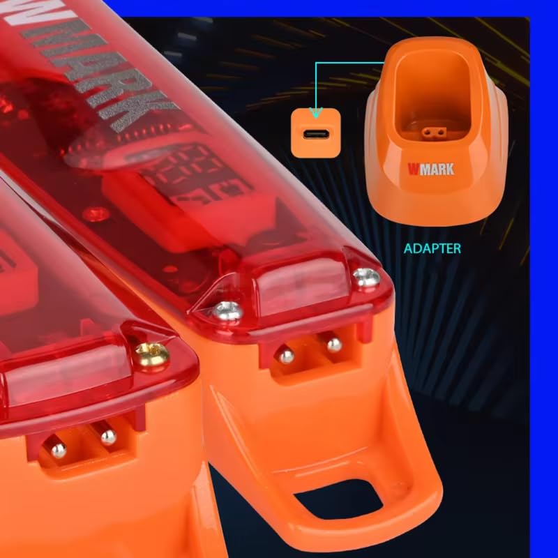 Image of WMARK Hair Clipper 7000Rpm & 6500Rpm Magnetic Motor USB Charging Cable adapter charging stand 9 Guide Comb Taper Lever Adjustments Clipper T-Cutter 0.1Mm Gapped Trimmer Runtime 240 & 180 Min, Model 3