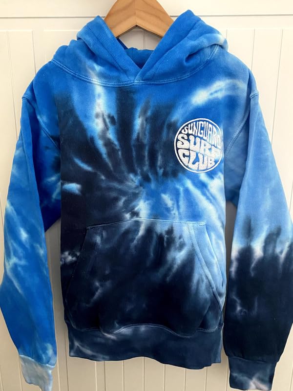 Sunguard Surf Club Tie Dye Hoodies for Girls, Boys, Toddler- Tie Dye Hoodie Kids for Layering - 100% Cotton (2-12years)2