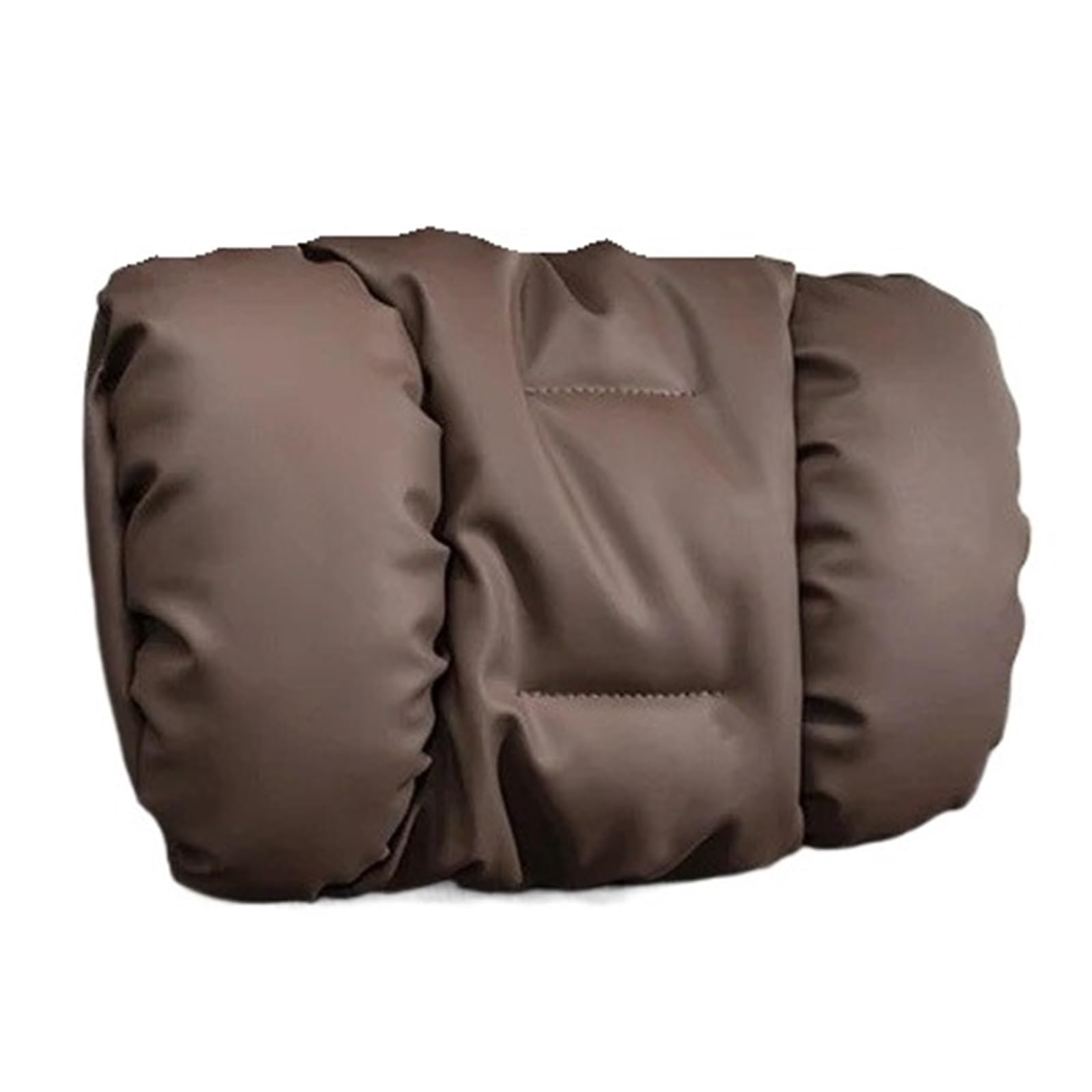 POAWUDJA Car Pillow Car Neck Pillow Backrest Breathable Fit For Mercedes Maybach For Audi Headrest Removable Cover(Headrest [Chestnut Brown])