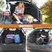 HQCM Kofferraumschutz Hund ladekantenschutz, Universal 185x105CM 900D Wasserdicht Kratzfest Kofferraum schutzmatte hundedecke mit Seiten- und Ladekantenschutz Kofferraumdecke für Auto, SUV, Van