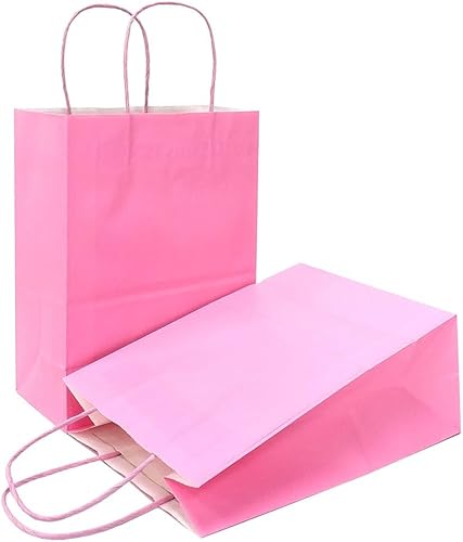 Miniatura 226 de Azowa - Bolsas de papel de estraza con asas para cosas para fiestas, para llevar regalos también