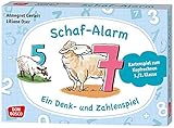 rechenspiele zum ausdrucken  Schafalarm. Ein Denk- und Zahlenspiel: Kartenspiel zum Kopfrechnen. Spielen und dabei Rechnen lernen. Mathe üben mit Spaß für Kinder in Klasse 1–2. ... (Lernspiele für Grundschüler)