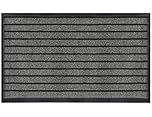 Hafaa Indoor & Outdoor Grey Door Mat 40x60 cm Non Slip Water Absorbent Rubber Mat Heavy Duty Floor Mats