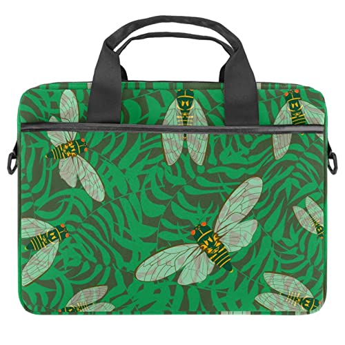 Sacoche ordinateur portable 13.3 pouces multicolore avec bandoulière et motif fleur