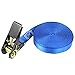 Aexit Travel Cargo Material Handling Binding Band Black Ratchet Tie Down Strap 10M Straps 33ft Blue