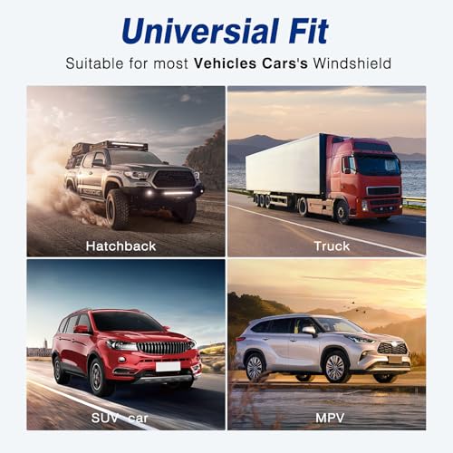 Car Windshield Sun Shade, Reflective Sunshade Blocks UV Rays, Keep Car Interior Cool, Front Foldable Windshield for Hatchback, Truck, SUV, MPV by Tavaleu - Image 7