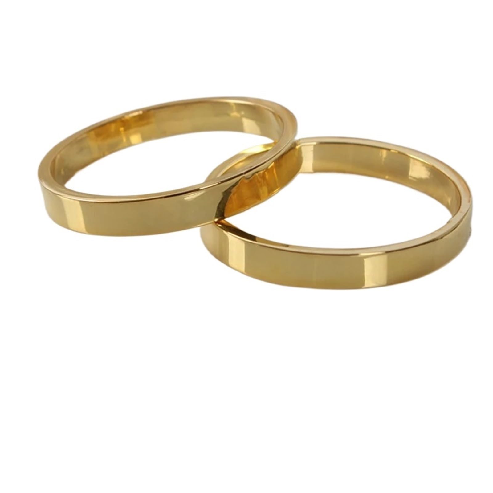 10pcs Gold Silver Napkin Rings Metal Holder Buckle for Wedding Dinner Table Decor