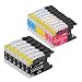 Produktbild B-T Kompatibel Tintenpatronen Ersatz für Brother LC1240 LC1280 XL Druckerpatronen für Brother MFC J5910DW J625DW J430W J6510DW J6710DW J825DW MFC-J5910DW Patronen (15 Pack)