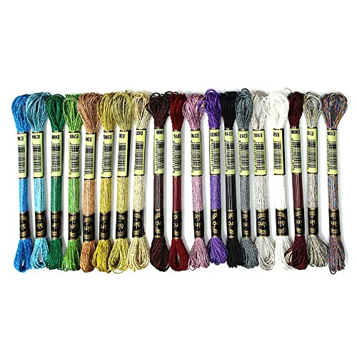 Lista de Hilos de bordar disponible en línea. 50 19 hilos metálicos para bordar, hilo de bordar, multicolor