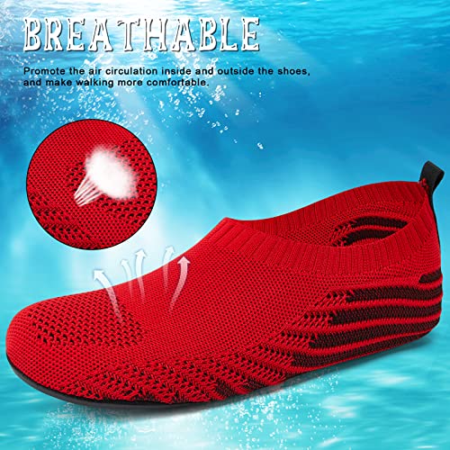 Image of ANLUKE Womens Mens Water Shoes Barefoot Quick-Dry Aqua Socks for Beach Swim Surf Water Sport