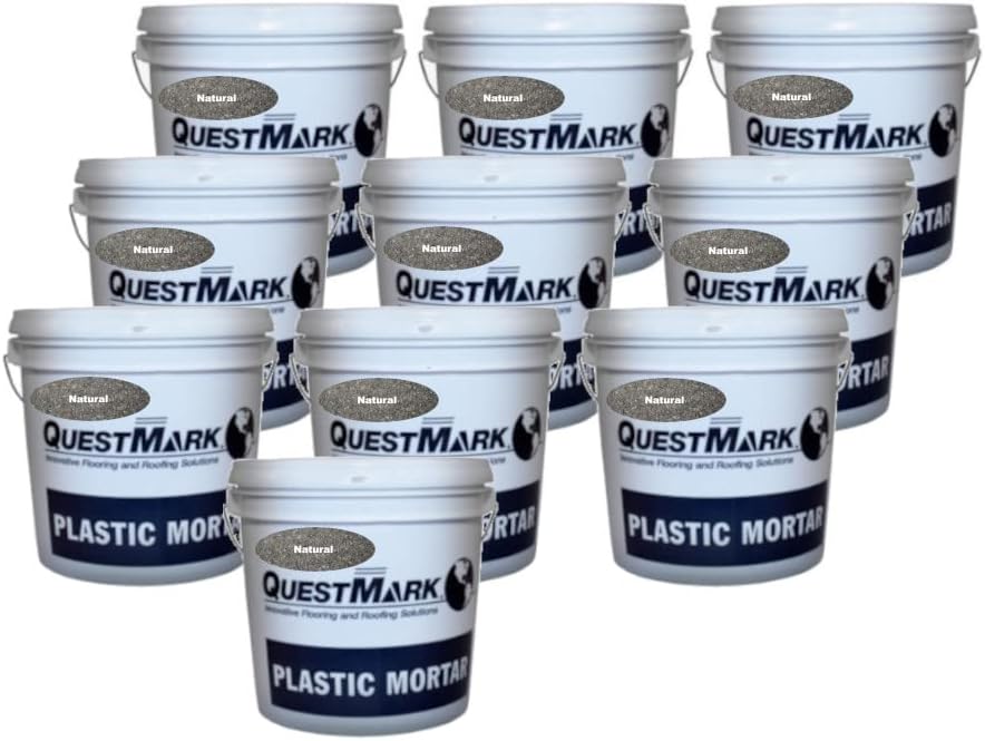 QuestMark2128 Sub-Zero Epoxy Concrete Floor Patch - 1/4 Pallet (10 x 2 Gallon Unit), Natural- Fill and Repair Cracks and Holes in Cold Storage, and Sub-Zero Walk in Freezers