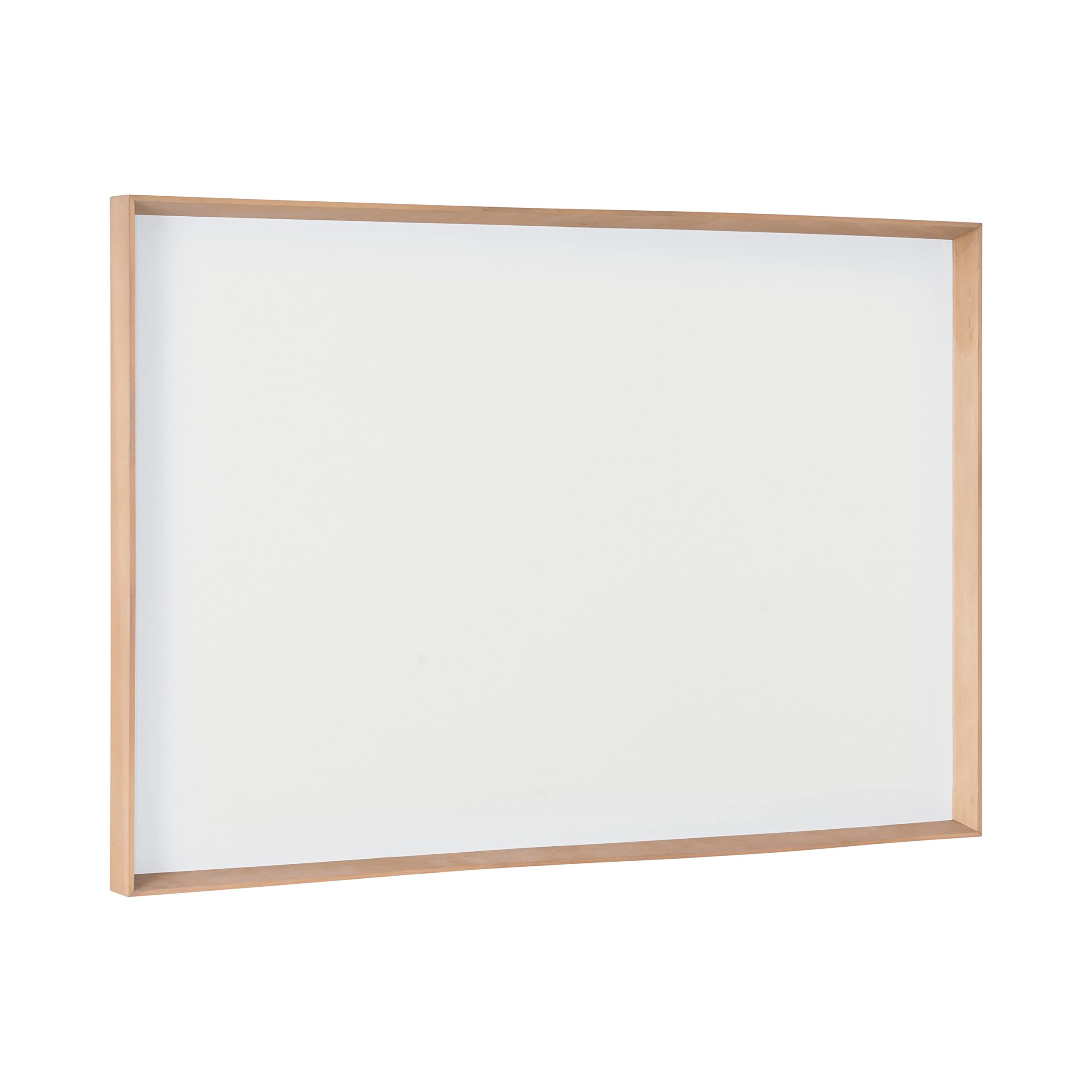 Bi-Office, Inversa Magnetyczna Tablica Suchościeralna, 90 x 60 cm, Lakierowana Stalowa Powierzchnia do Pisania na Sucho, Rama z Drewna Sosnowego