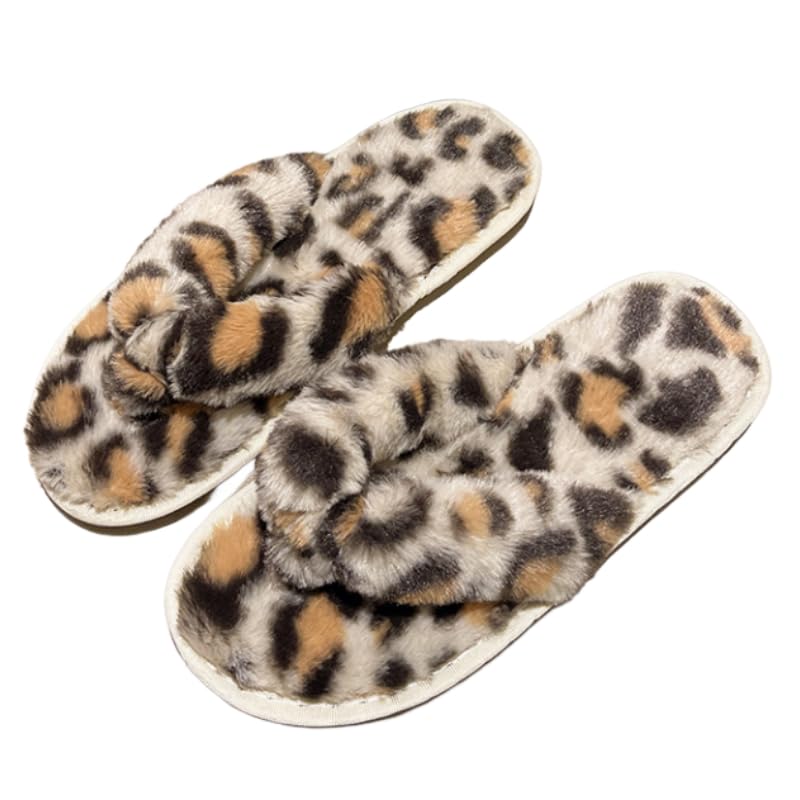 Women's Classy Bedroom Comfort Slippers Slide Shoes, Indoor, Outdoor,Spa, Warm Plush Flip-flops