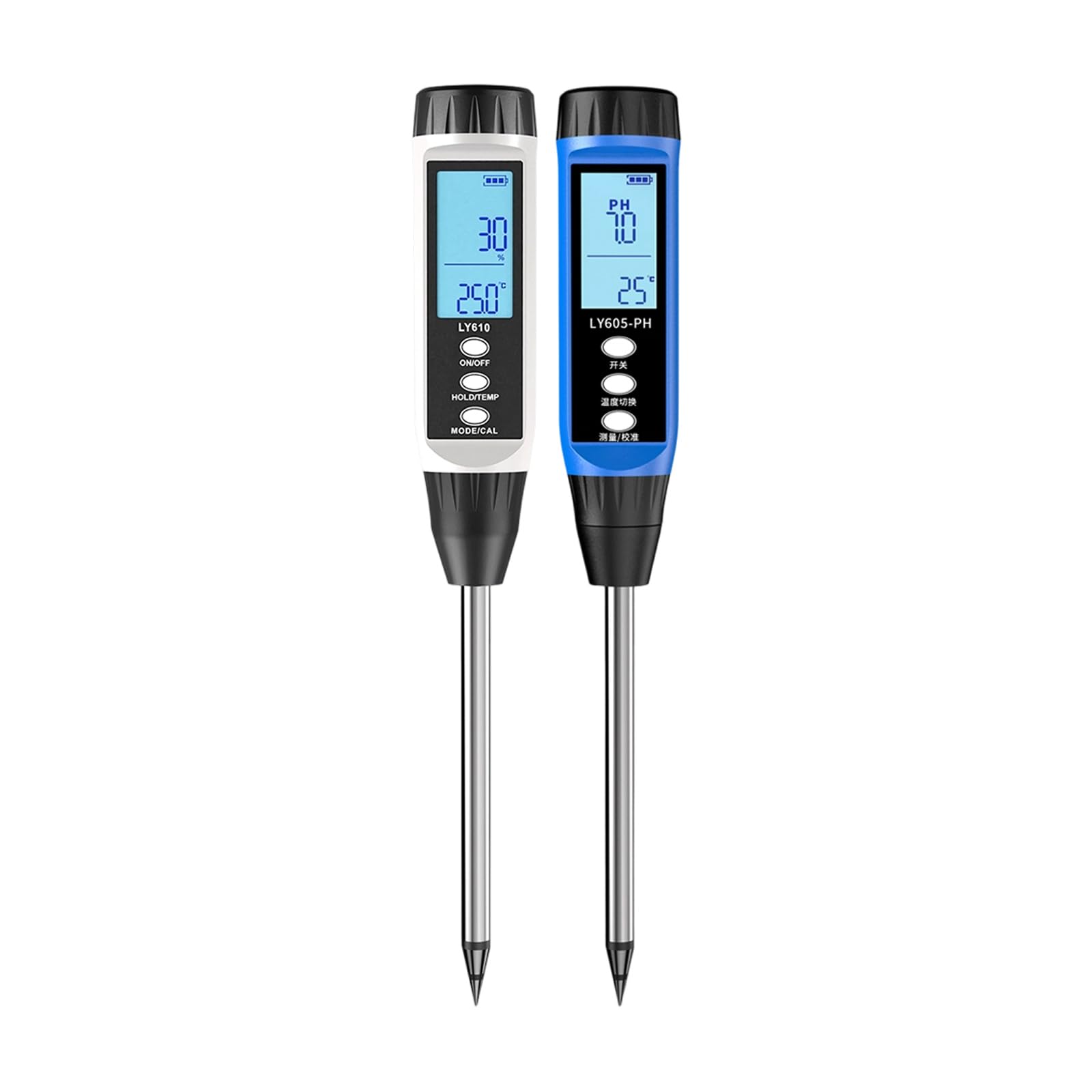 Multifunction Soil Acidity Meter with Automatic Temperature Digital Acidity Meter for Accurate Readings Soil Outdoor