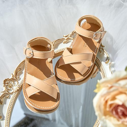 Image of Kiderence Toddler Girls Sandals Little Girls Kids Summer Shoes Toddler Sandals