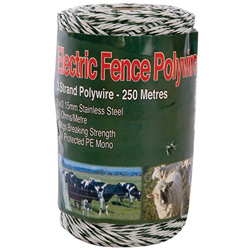 Fenceman Polywire Electric Fence Wire 3 Strand 250m