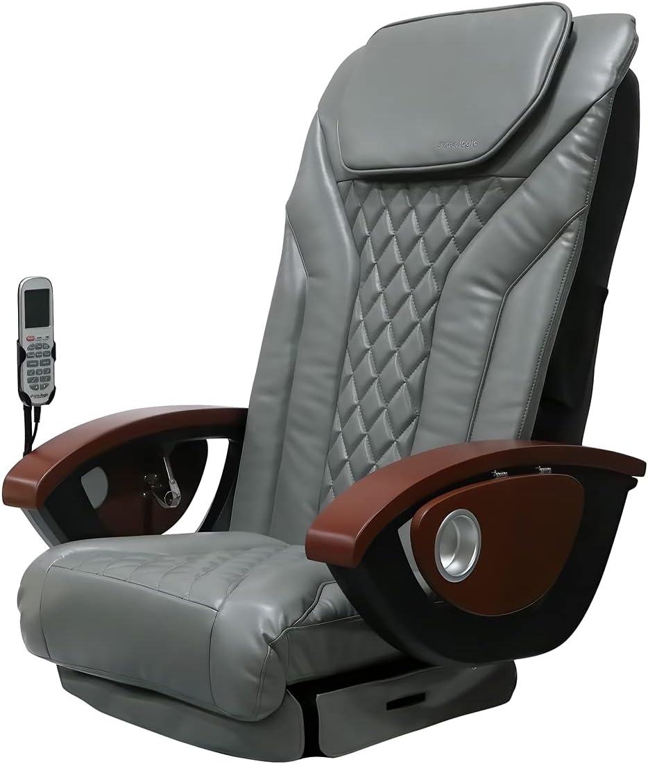 MAYAKOBA Shiatsulogic Pedicure Chair Cushion Cover Set (White), Vibration Massage Chair Cover 16 EXR, Nail Salon Pedicure Equipment and Furniture