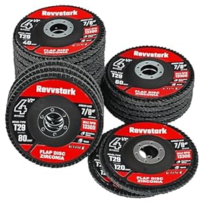 Revvstark Fächerscheiben 20 Stück gemischte Körnung
