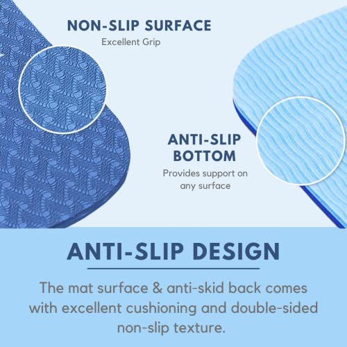 California Wellness Products Yoga Mat 72” X 24” | Premium Tpe Yoga Mat With Alignment Lines Double-Sided Non Slip 6Mm | Yoga Mats For Home Workout | Exercise Mat For Men And Women #TOP4