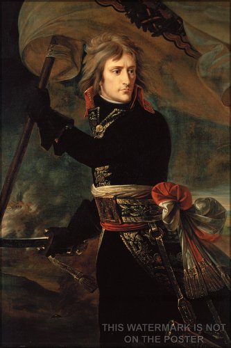 History Galore 24"x36" Gallery Poster, napoleon Bonaparte at the pont