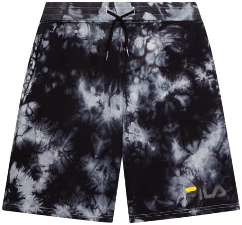 Fila Boys Athletic Shorts - Mesh Fleece Running Basketball Shorts for Boys with Drawstring and Side Pockets (Sizes: 10-20)
