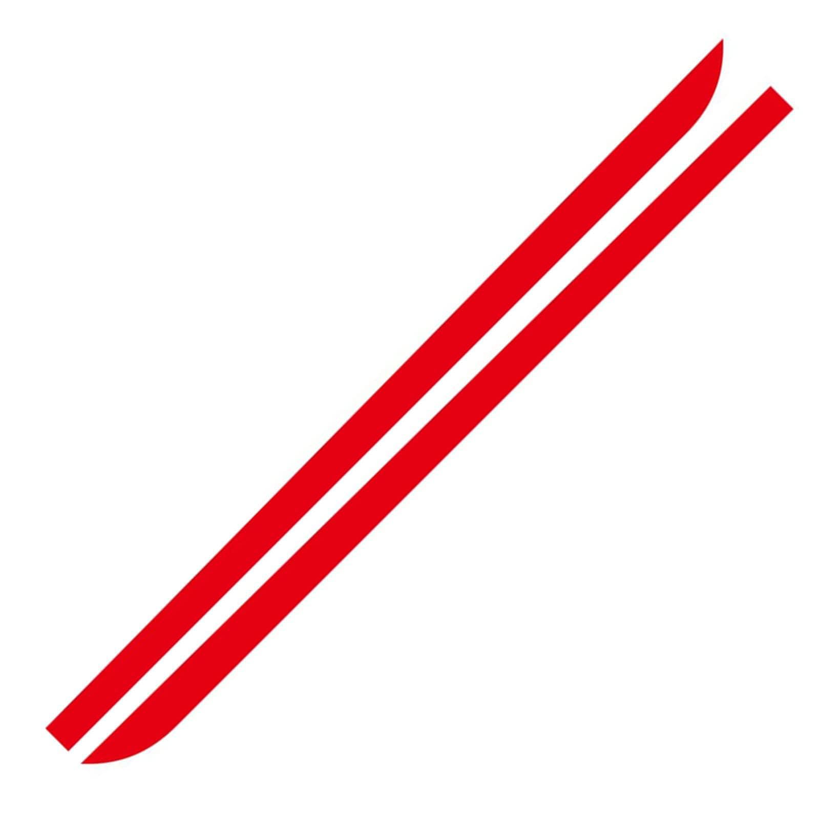UNCLE LIAO Car Side Skirt For Dacia Sandero Auto Car Door Sticker Side Step Skirt.,Red