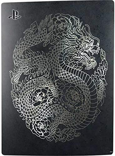 Skinit Decal Gaming Skin Compatible with PS5 Console and Controller Originally Designed Chinese Black Dragon Design