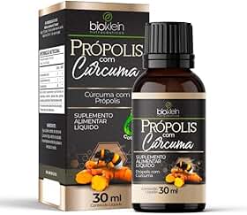 Própolis com Cúrcuma Gotas 30ml Imunidade Natural - Bioklein