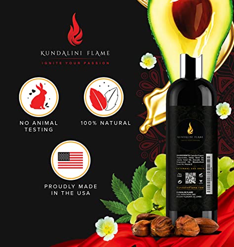 Sensual Massage Oil - Unscented - Erotic Hemp Massage Oil For Couples #TOP3
