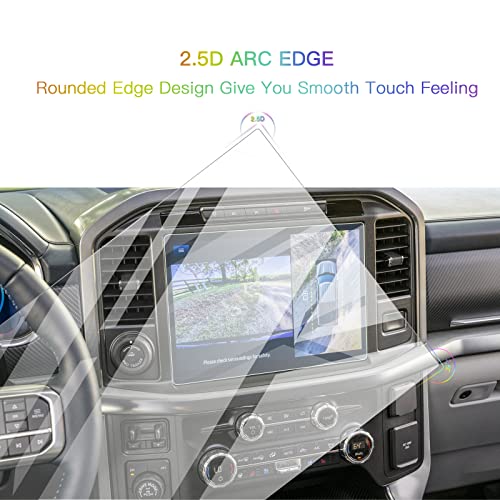 Screen Protector Foils For 2021 2022 2023 F-150 F150 Sync4 12In Navigation Display Tempered Glass 9H Hardness Hd Clear 12 Inch Lcd Gps Touch Screen Protective Film (Glass Protector) #TOP4