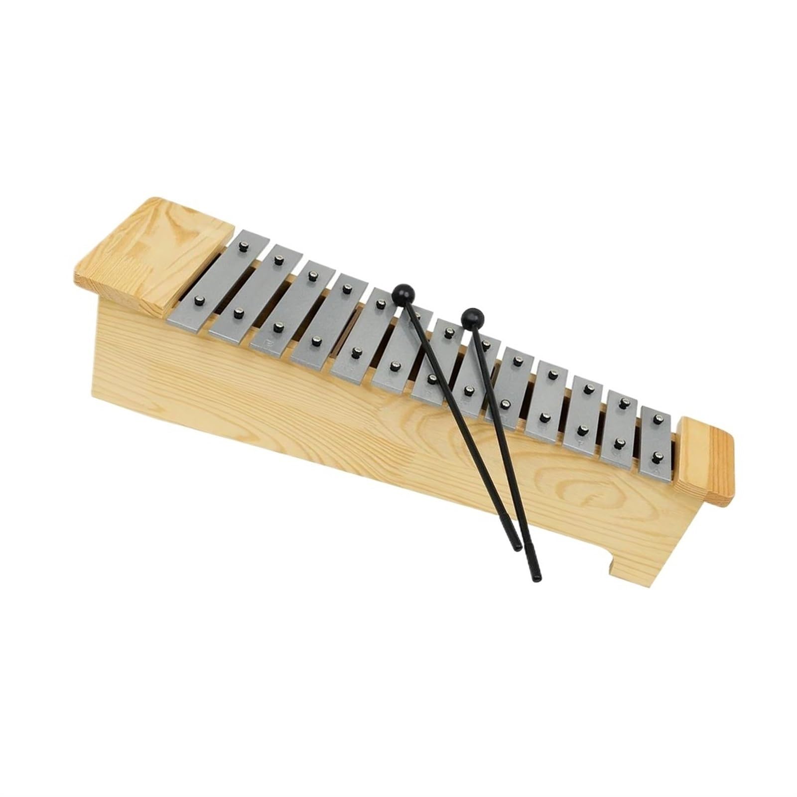 Ksylofon Profesjonalny Instrument Perkusyjny 13 Klawiszy Metalowy Instrument Muzyczny Ksylofon