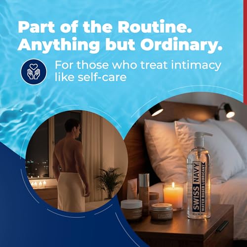 Image of Swiss Navy Premium Water-Based Lubricant - 32 oz | Lubricating Gel for Men, Women & Couples - Toy Safe - Non-Staining Formula - Compatible with Latex & Condoms