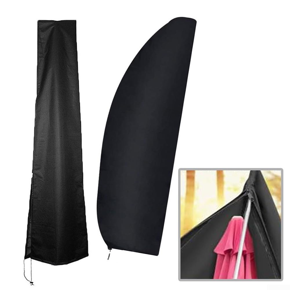 Regenschirmhülle Für Außenbereich - Wasserdicht & UV-beständig | Mit Kordelzug Für Perfekten Sitz