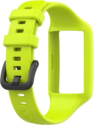 Vista 7 de TenCloud Paquete de 5 correas compatibles con HONOR Band 6, bandas deportivas de silicona de repuesto compatibles con Huawei Band 6/Band 7