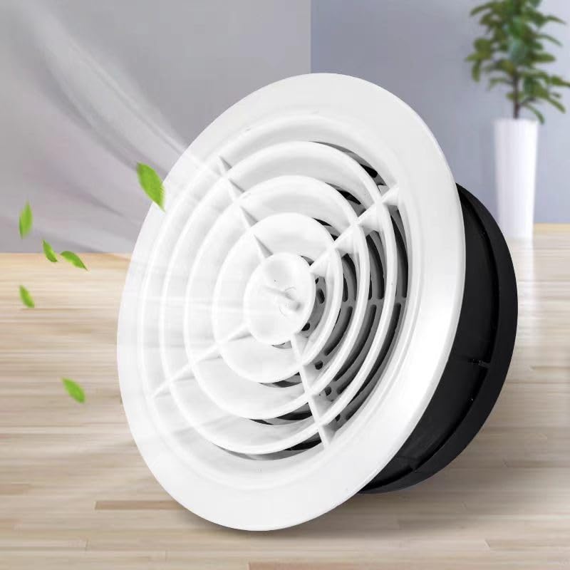 Grille d'aération de gaz réglable pour éliminer l'humidité 125mm