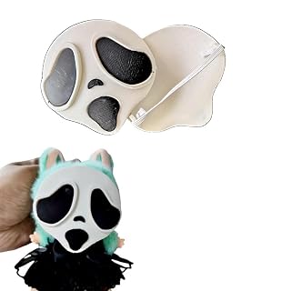 2Pcs 17cm (6.7inch) Doll Mask Compatible with Labubu,Premium Fashion Chic Dolls Accessories for Collectors & DIY Enthusiasts,Halloween Christmas Birthday Gift for Kids(Doll Not Included) - Amazon product rated Grade B