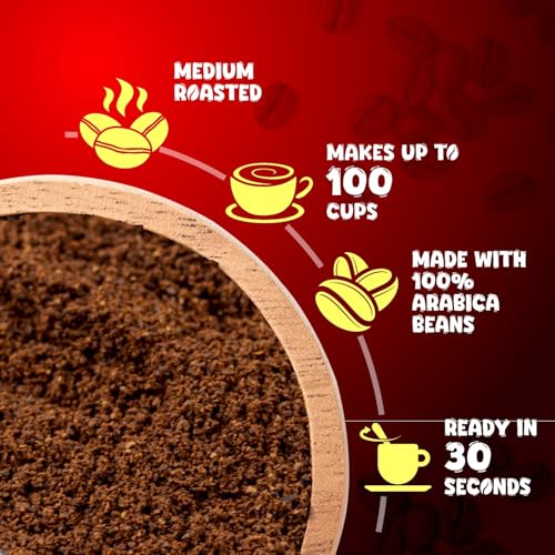 Image of Bevzilla 200 Gram Choclate & Mocha(Choco-Mocha) Instant Coffee Powder with a Coffee Mug |Make 100 Cups|Perfact for Espresso, Latte & Cappuccino | EnjoyHot & Cold Brews (Pack of 2)