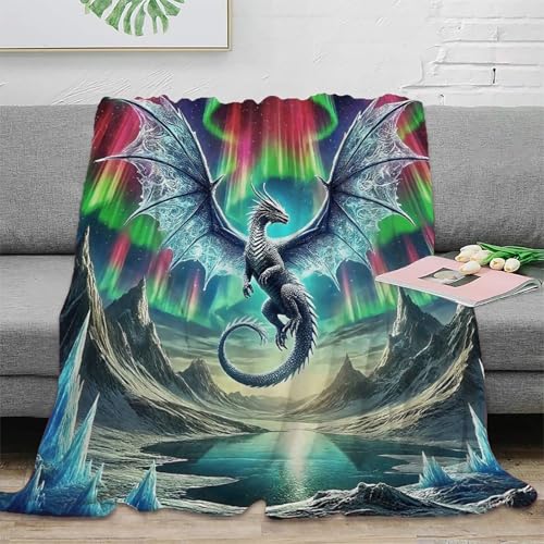 Couverture ptérosaure douce idée cadeau originale anniversaire