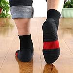 AKOENY Men's Athletic Quarter Socks 6-Pack - Image 3