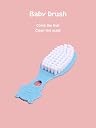 The Cheeky Kidzz Baby Soft Bristles Hair Comb And Rounded Tip Hair Brush For Babies Sensitive Skin Care Grooming BPA Free (PATTERN 107) gallery image