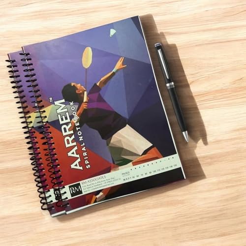 Image of Premium Spiral Notebook Plain A4 Size, Unruled 70 GSM Paper, 200 Pages, Multipack with college and school Office Stationery Student Supplies Creative Pack of (Pack of 2)
