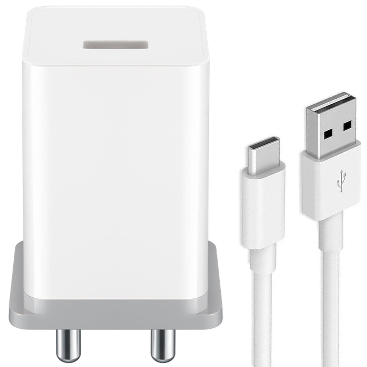 18W Charger for Moto G34, G35, G45 5G, G54, G60, G64, G85 5G with Type-C USB Cable (TOC13)
