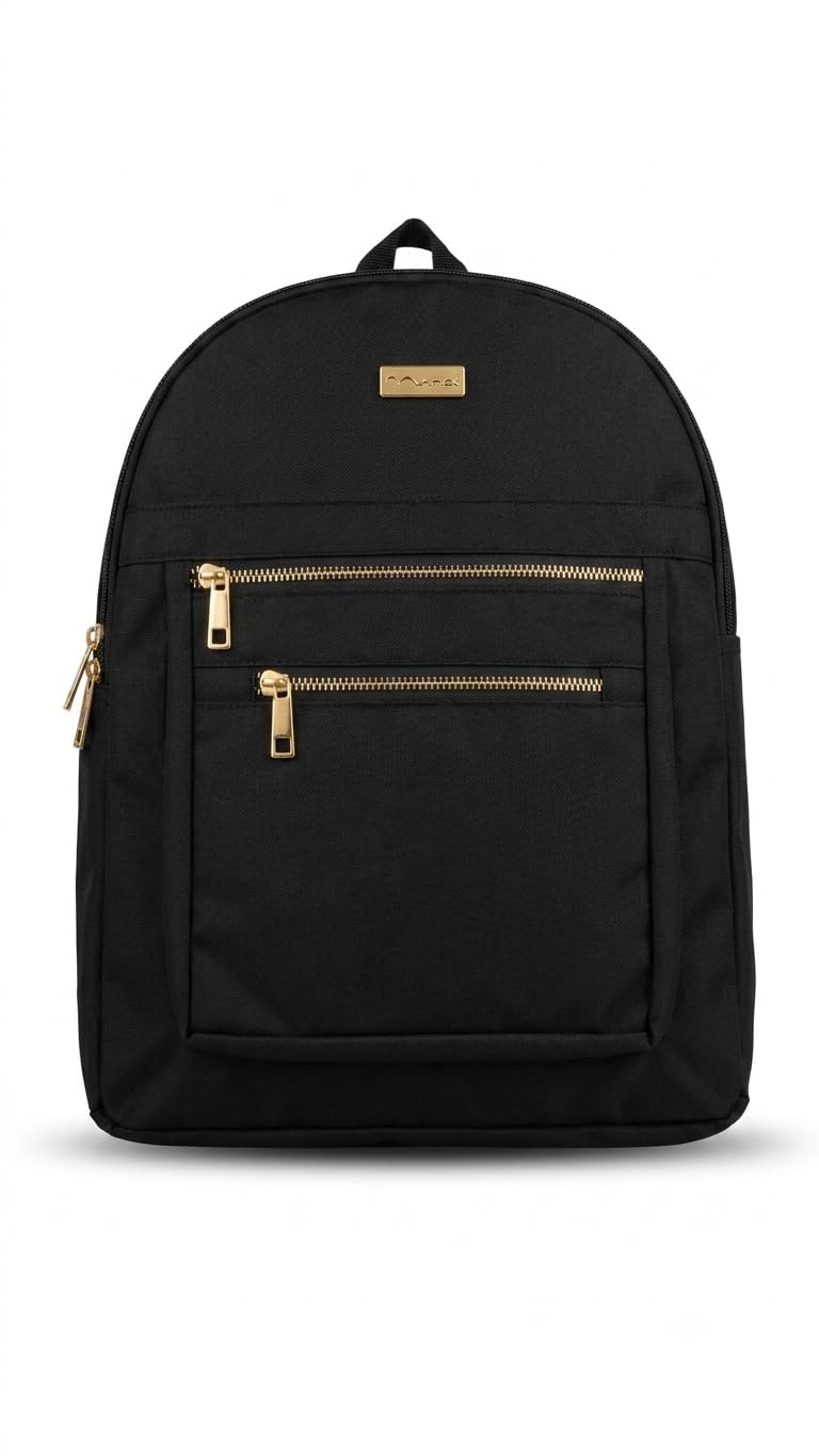 Black Nylon Backpack-image-36