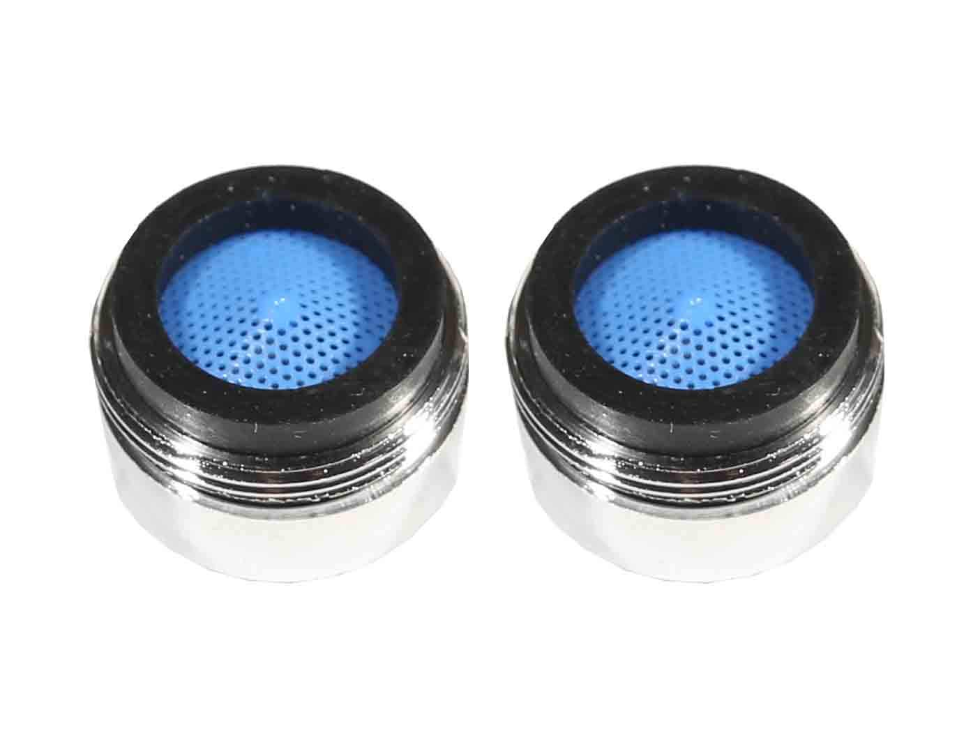 LOWENERGIE Tap Aerator 22mm Male,6ltr per Minute, Water, Energy Saving Reduce Bills Chrome. Pack Sizes (2)